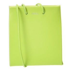 MEDEA LEATHER CROSSBODY BAG - GREEN